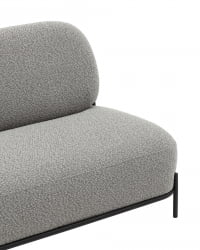 Диван Стоун ткань букле серый