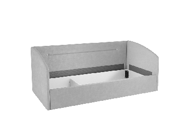 Кровать  0.9 Альба (Софа) КМ.S-16 капучино (велюр)