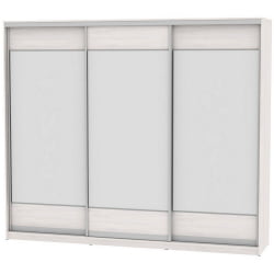 Шкаф-купе B-230х270х60-3(ЯАС-D8D8D8)