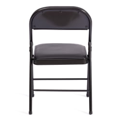 Стул складной FOLDER (mod. 3022G) каркас: металл, сиденье/спинка: экокожа, 46.5 х 47.5 х 79 см, black (черный) / black (черный)