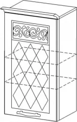 Шкаф правый Тиффани 19.03