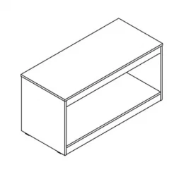Тумба для прихожей KDH 1045 Дуб сонома светлый