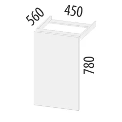 Панель для посудомоечной машины Дакота 103.70