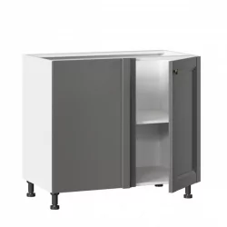 Тумба кухонная угловая 1000 Амели-3 ЛД 299.090.000.011 Белый Оникс серый