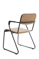 Кресло Nix Plus RCH OMKL-04B Бежевый/Металл Черный