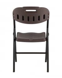 Стул складной банкетный коричневый под дерево