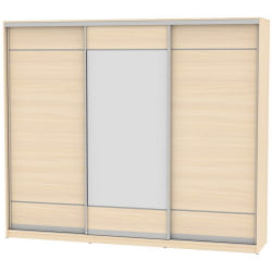 Шкаф-купе B-220х270х60-1(ДМ-D7D8D7)