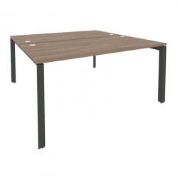 Рабочая станция на П-образном м/к ОНИКС О.МП-Д.РС-2.4.8 Дуб Аризона/Антрацит / ONIX O.MP-D.RS-2.4.8