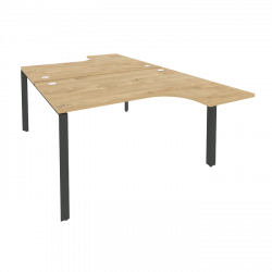 Рабочая станция на П-образном м/к ONIX O.MP-D.SA-3 Тиквуд Светлый/Антрацит