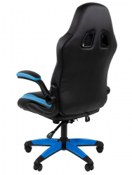 Игровое кресло CHAIRMAN Chairman гаме 15 Черный Голубой Белый / game
