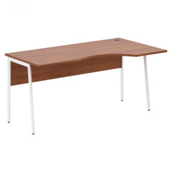 Стол эргономичный правый ИМАГО Плус СА-1П(Пр) Орех французский Белый / IMAGO Plus СА-1P(Пр)