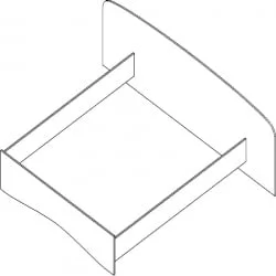 Кровать Проспект Гм.КРО-22 орех