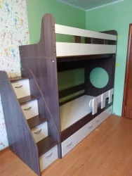 Бортик к кроватке Юниор круглый Белое дерево