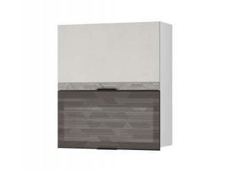 Шкаф-витрина кухонный (с системой плавного закрывания) Бостон 104.09