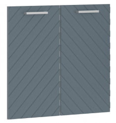 Двери низкие Torr LUX TLLD 42-2 Серо-голубые