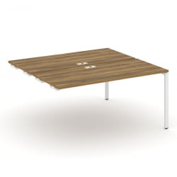 Двойной стол-приставка к опорным тумбам/шкафам CONCEPT CN.DSPR-004 Сандал Янтарный Белый