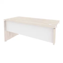 Стол-приставка левый к опорным элементам ОНИКС О.СПР-4.7Л Денвер Светлый/Белый / ONIX O.SPR-4.7L