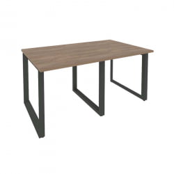 Стол переговорный (2 столешницы) ОНИКС О.МО-ПРГ-2.0 Дуб Аризона/Антрацит / ONIX O.MO-PRG-2.0