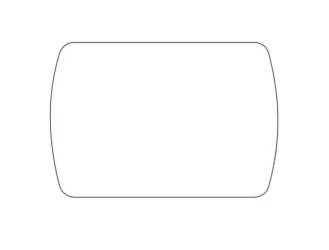 Раздвижной овальный стол Танго Белый-Геометрия