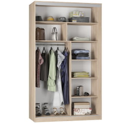 Шкаф-купе Б-230х135х60-1(Белый-Д7Д7) / B-230х135х60-1(Белый-D7D7)