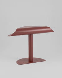 Журнальный столик Cornea металл бордовый