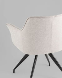 Стул обеденный Feston вращающийся серый