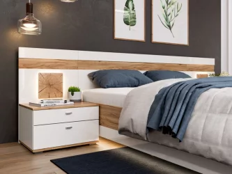 Спальный гарнитур Фиджи №4 Дуб Золотой Белый