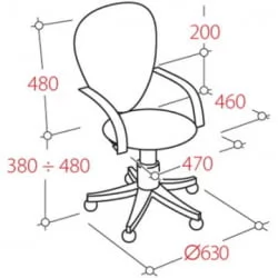 Кресло офисное UP_Prestige 19182 Серый