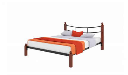 Кровать 120 на 200 София 1200х2000 Черная