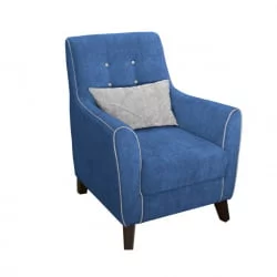 Кресло Френсис ТК 514 Офелия 7 Синий Офелия 8 Светло-серый