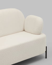 Диван Кэнди ткань букле белый