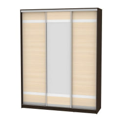 Шкаф-купе Б-230х180х60-3(Венге-ДМ-Д9Д10Д9) / B-230х180х60-3(Венге-ДМ-D9D10D9)