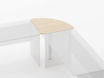 Приставка угловая Glassy 2.16 Дуб молочный