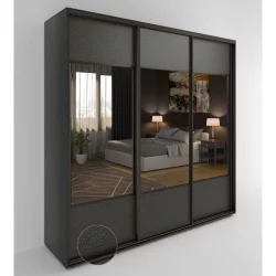 Шкаф-купе 3-х дверный Акцент-Дуэт КЛ 2100х600 Венге