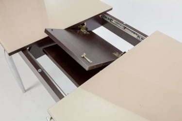 Столешница Чикаго СТ (6191) венге,стекло бежевое