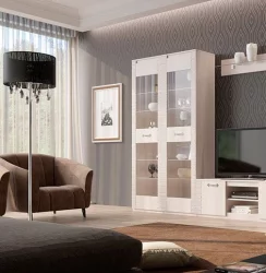 Витрина Элана 02 Бодега белая