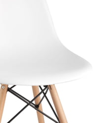 Стул Еамес Стйле ДСВ белый (разборный каркас) / Eames Style DSW
