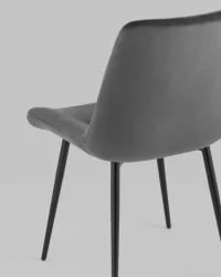 Стул Остин велюр Темно-серый