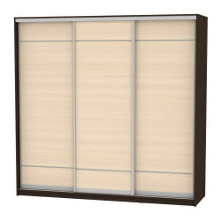 Шкаф-купе B-230х235х60-1(Венге-ДМ-D7D7D7)