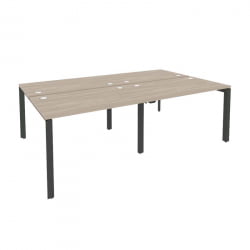 Рабочая станция на П-образном м/к ОНИКС О.МП-Д.РС-4.2.7 Дуб Аттик/Антрацит / ONIX O.MP-D.RS-4.2.7