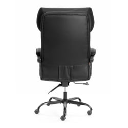 Кресло руководителя Chief metalBL кож/зам/ткань, черный/черный стеганный/черный, 36-6/36-6/TW-11