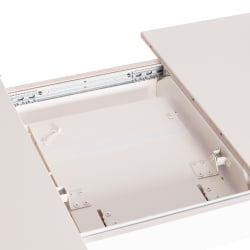 Стол CATERINA PROVENCE бук, мдф, 100+30x70x75 см, Ivory white