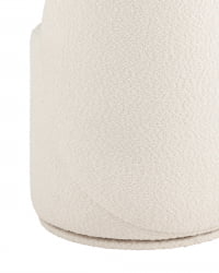 Пуф Loreen вращающийся букле Белый