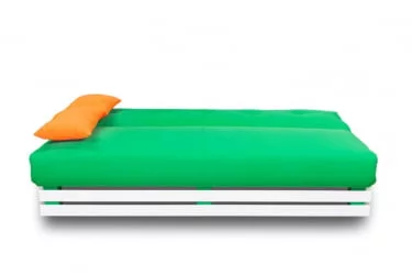 Диван дсп (лдсп) MANGO 1 (2 категория) Зеленый Оранжевый