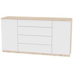 Комод К-93кс180кс45-1-ПО(ДСС-Белый) / K-93x180x45-1-PO(ДСС-Белый)