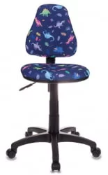 Кресло детское Бюрократ KD-4/DINO-BL