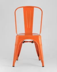 Стул ТОЛИКС с высокой спинкой Оранжевый глянцевый / TOLIX