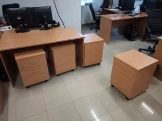 Тумба подкатная Р.Т-3 бук Бавария светлый