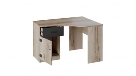 Стол для школьника Окланд ТД-324.15.03 Фон Черный/Дуб Делано