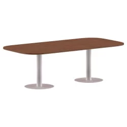 Конференц-стол на 6-8 человек ИМАГО ПРГ-8 Орех Французский-белый / IMAGO